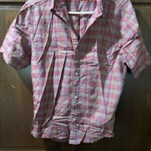 Quiksilver Men's Plaid Button-Up Shirt